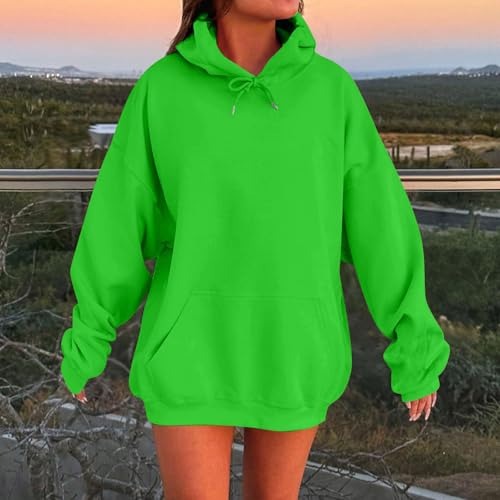 Sweatshirt à capuche décontracté pour femme pull léger manches longues - 2
