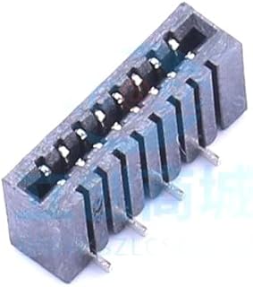 10 Pcs 1mmP Number: 8 Non-Locking Double-Sided Contacts/up and Down FFC/FPC Connector SMD, P=1mm (Staggered pins) 1mm 1.0-B-8PBG