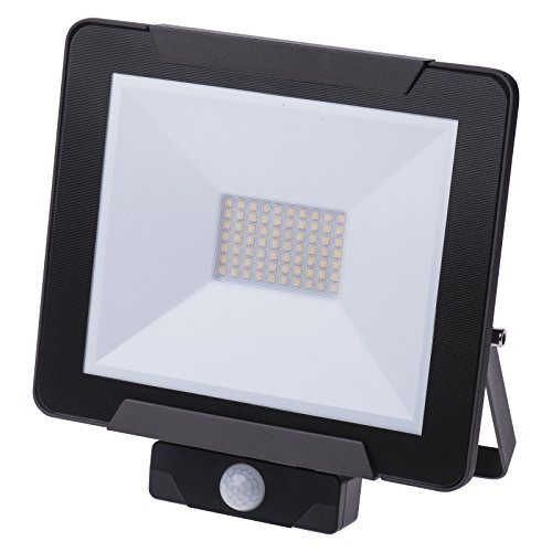 Réflecteur LED Ideo 50 W PIR Les emos zs2741 contre l'obscurité