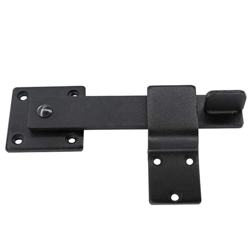 Retrin Flip Lock For Fence Gate – 5.5'' Gate Latch Flip Lock For Home Security And Privacy – Heavy-Duty Iron Door Latch Lock – Flip Latch Lock For Cabinet Door, Shed, Barn, Wooden Fence, Black #TOP4