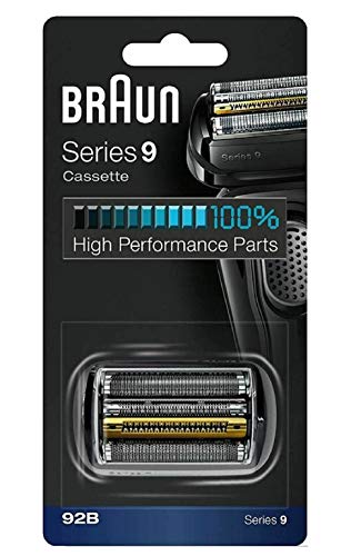 Service Pack 9 Series 92B Foil Head Shaver Head Replacement Foil and Blade Cassette with Cleaning Brush- Supplied in White Service Packaging