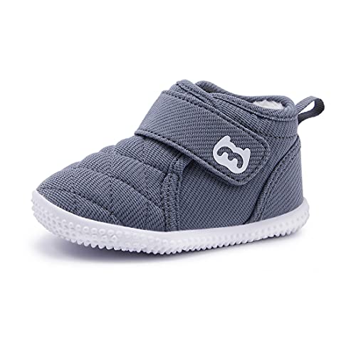 BMCiTYBM Baby Winter Snow Boots Boy Girl Faux Fur Warm Non Slip First Walking Infant Shoes...
