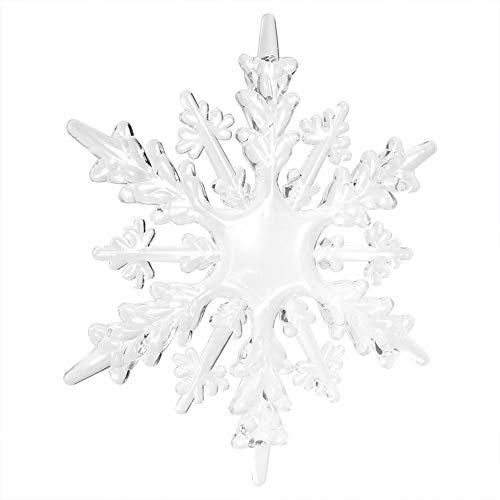 Ornements de flocons de neige en cristal acrylique - Winter Wonder-land Snowflake Hanging Pendants Fait à la main Suspendu DIY Pendentif Suncatcher Rainbows Crystal Accessoire Car Decor Party Favors S Cover