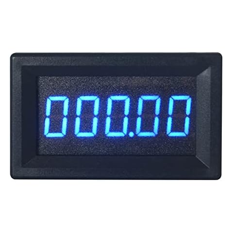 Taidacent Blue Color High Precision 5 Digit Amp Meter DC 0.0000-3.0000A Ammeter Digital Display DC Digital Ammeter Resolution 0.1mA Cover