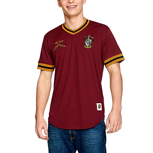 Camiseta para Hombre de Harry Potter Gryffindor Quidditch Team Jersey Red -...