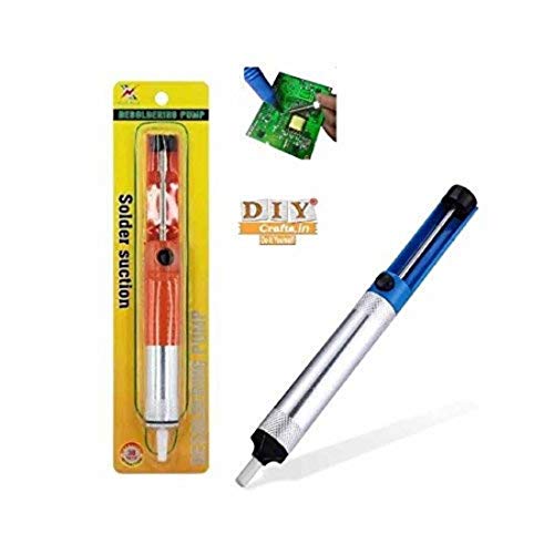 Image of DIY Crafts Pack Of 1, Random, Solder Sucker Desoldering Vacuum Pump Solder Removal Tool Sucker Hand Tool Compact Lightweight (Pack Of 1, Random)