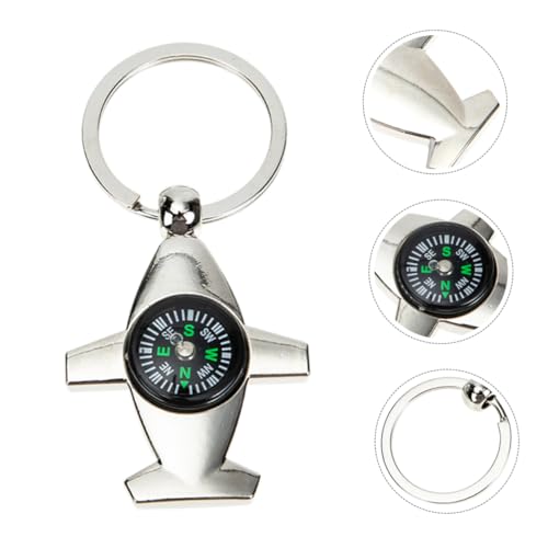 Brújulas llavero 4 piezas para camping y viaje miniatura 7