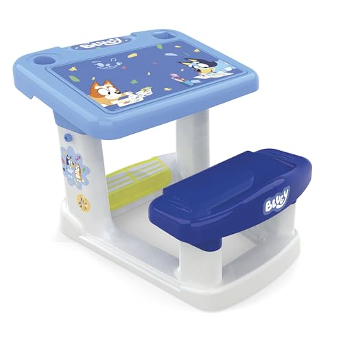 Chicos - Bluey Desk | Bureau Enfant Fille| Pupitre Enfant 2 3 4 5 Ans | Petit Bureau entant | +24...