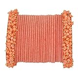 Efulgenz Indisches Armreif Set Kunstperlen Perlen Einfarbig Samt Armband Armreif Schmuck für Frauen, 2-8, Kupfer, nicht bekannt