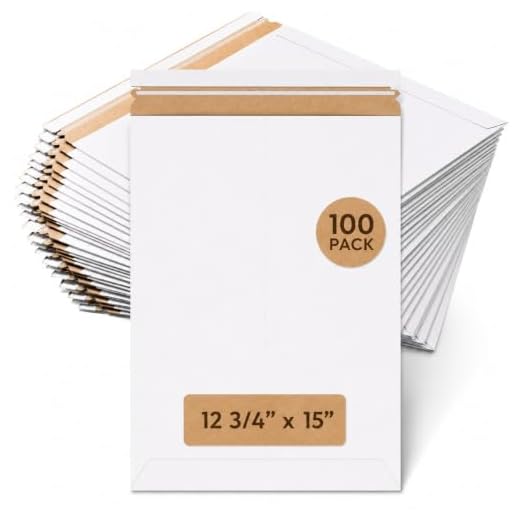 BOX USA Rigid Mailers - 12.75x15 Pack of 100