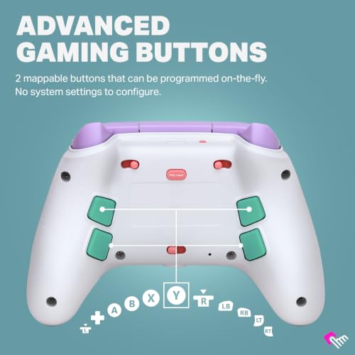 Image of PowerA Advantage Wireless Controller for Xbox Series X|S, Xbox One, PC, Windows 10 /11, Hall Effect Thumbsticks & Triggers, Low Latency Wireless, Beach Vibes (Officially Licensed)