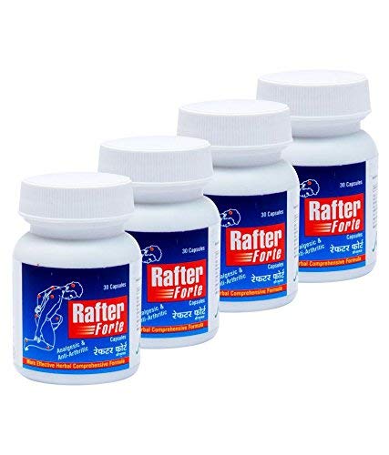 RAFTER FORTE capsules :HERBAL JOINT SUPPORT SUPPLEMENT 30 CAP 500MG Capsule Natural Pack of 4 (B07G61P2YD) Amazon Price History, Amazon Price Tracker