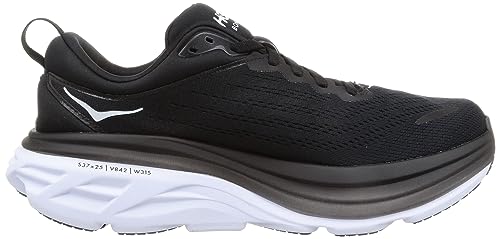 HOKA Hoka Oneone 1123202 Bondi 8 Men's Sneakers, multicolor (black / white), 28.5 cm D
