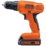 BLACK+DECKER 20V MAX* POWERECONNECT Cordless Drill/Driver + 30 pc. Kit (LD120VA)