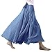 Produktbild Nlife Frauen böhmische Polyester Double Layer elastische Langer RockMaxi, Niagara, 95CM