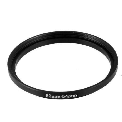 Adaptador de anillo de filtro uxcell de 52 mm a 54 mm, aluminio, adaptador de anillo de filtro paso ascendente para cámaras DSLR Nikon, Sony y Olympus miniatura 1