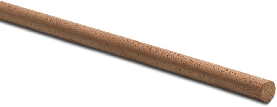 Walnut Wood Dowels 1/4 inch x 36 Pack of 1 Wooden Dowels 36" inch Long, Wooden Craft Sticks for Crafting & Woodworking, by Woodpeckers
