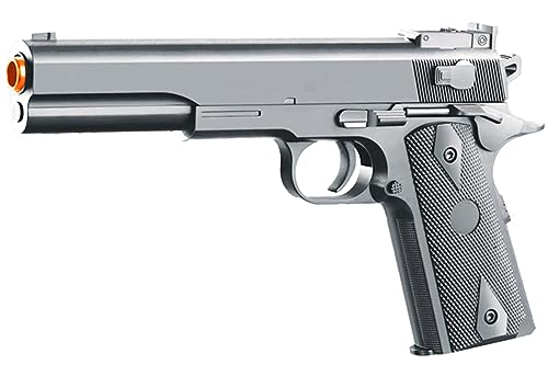 M1911 Spring Powered Airsoft Pistol w/Metal Flitch and Tube (Color: Gun Metal Gray)