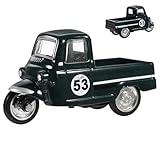 Modèle de voiture rétro : texture rustique, tricycle rétro, il peut être utilisé dans le salon, le café, la salle à manger, la chambre, la salle d'étude.