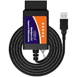OBDMONSTER ELM327 OBD2 USB Adapter for Windows, ELMconfig Scanner with MS CAN/HS CAN Switch for Scan F150 F250 Car and Light Truck Check Engine Light, Diagnosis on Windows with V1.5 Chip