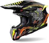 Homologado ECE 22 06 AIROH Casco Offroad Twist 3 Toxic Gloss S