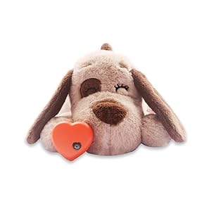 Beverly-Shark-Puppy-Heartbeat-Toy-Dog-Anxiety-Relief-Calming-Aid-Puppy-Heartbeat-Stuffed-Animal-Behavioral-Training-Sleep-Aid-Comfort-Soother-Plush-Toy-for-Puppies-Dogs-Cats Puppy Anxiety Relief Aid Toy