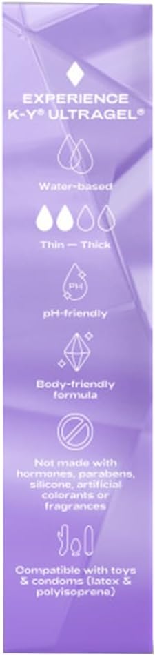 K-Y Ultragel Lube showing easy application