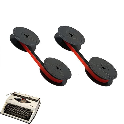 Farbbandfabrik Original Farbband für DIN 2103-53mm Durchmesser - Schwarz/Rot - Hochwertiges Farbband für klare und präzise Druckergebnisse (2)