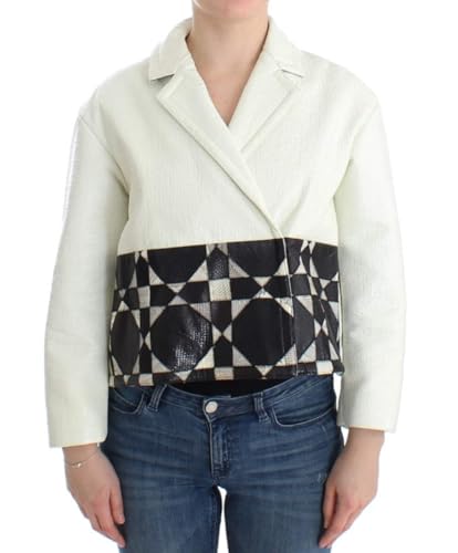 Veste en cuir bicolore IT40 parfaite pour vos sorties urbaines et soirées branchées