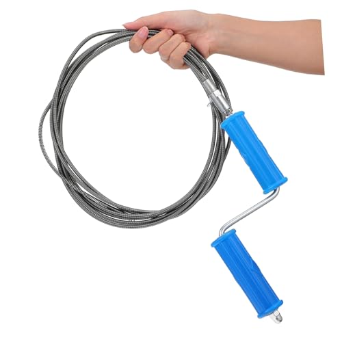 CIYODO Desatascador de Alcantarillado de Herramienta Flexible para Eliminación de Cabello y Obstrucciones Fregaderos Bañeras y Inodoros Resistente y Eficaz para Limpieza de Tuberías