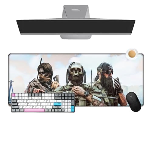 Escape from Tarkov Mauspad- Großes Gamer Pad 800 × 300 × 3 mm - rutschfeste Unterseite und HD-Druck