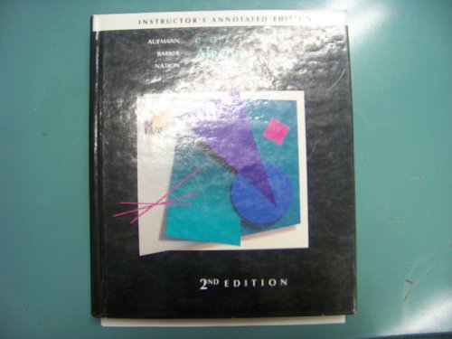 College Algebra 0395638089 Book Cover