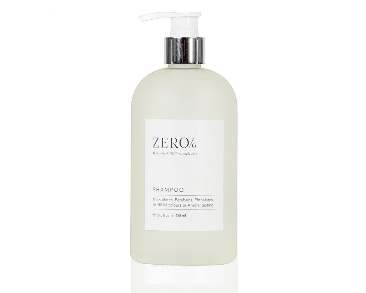 Gilchrist & Soames Zero% Unisex Shampoo – Natural, Sulfate Free, Paraben Free, Cruelty Free Formula for All Hair Types, Gentle Hair & Scalp Cleansing with Fresh Botanical Scent, 15.5 oz