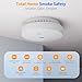 5-Pack Smoke Alarm Set with WiFi – App-Controlled Fire Detectors, Silence & Test Button, Low Battery Indicator, Tool-Free Cover for Quick Battery Swap, Includes 10 AAA Batteries