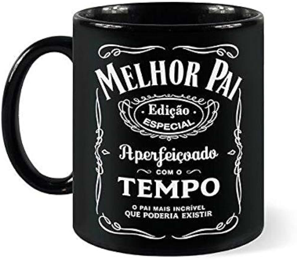 Caneca Melhor Pai (100% Preta)