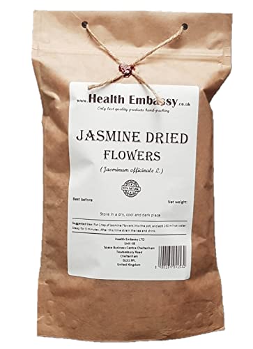 Health Embassy Fleur de Jasmin Tisane | Jasminum L | Jasmine Flower Tea (50g)