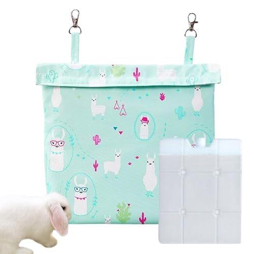 XIAYANG ウサギケージ冷却用アイスパック,小動物用冷却プレート - 再利用可能な小動物ケージ用保冷剤 齧歯類 ウサギ モルモット対応