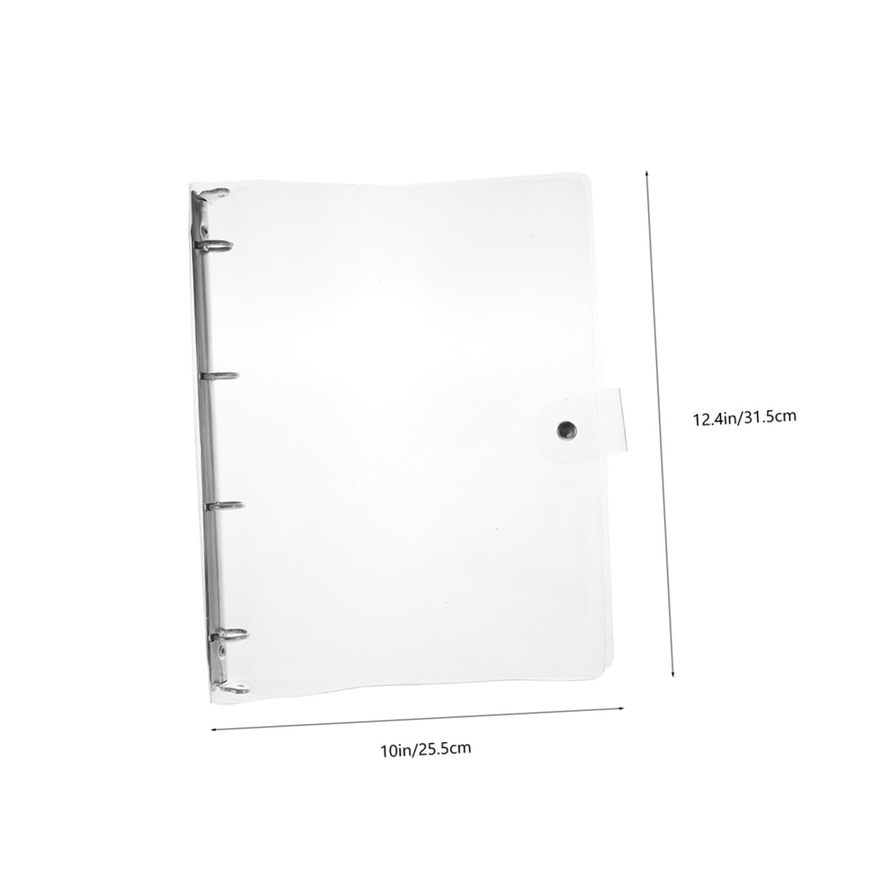 Homoyoyo 3 pezzi Cartelline Trasparenti con Organizer Multiuso per Documenti Ufficio Custodia Raccoglitore Anelli Semplice e Resistente per Casa Scuola e Lavoro
