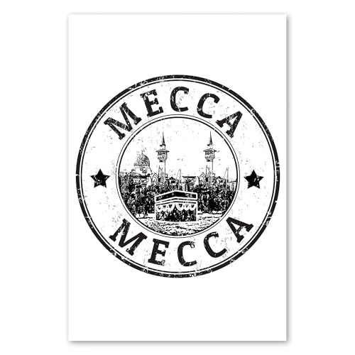 Postereck - 1831 - La Mecque Affiche, Arabie Saoudite Islam Mosquée. Art Mural Tirage – Décoration spirituelle, Poster - Affiche - DIN A4 21,0 cm x 29,7 cm