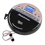 Studebaker SB3705PB Super Sport Portable CD Player Plays CDs Wirelessly Through Car Radio Includes...