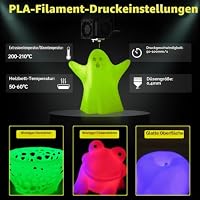 SUNLU PLA Glow in The Dark Filament 1.75 mm 1KG Leuchtend Gelb – Ansicht 4