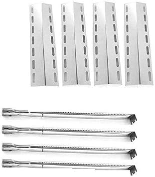 Nexgrill 720-0133 Replacement Grill Kit - Stainless Steel 4 Burners & 4 Stainless Steel Heat Plates C