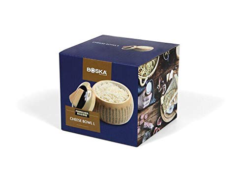 Boska Cheese Bowl, Large W/Spoon, Beige/Brown, 2 Piece #TOP3