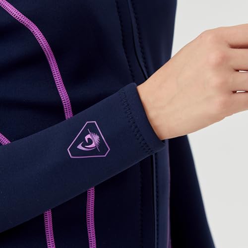 GoldFin Wetsuit Top Women, Womens 2mm Wetsuits Neoprene Long Sleeve Jacket Keep Warm for Water Aerobics Swim Dive Surf Fuchsia-line X-Large by GoldFin - Image 8