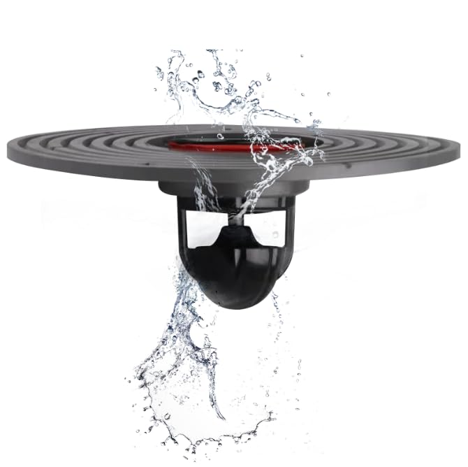 Image of Shower Floor Drain Backflow Preventer Large Caliber Variable Diameter Sealing Gasket One Way Drain Valve Fast Drainage Shower Plug Insert Drain Plug，Suitable for Caliber 1.46 inch-3.9 inch