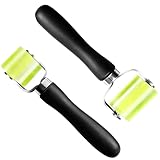 Rouleau en silicone de haute qualité : le rouleau presseur est fabriqué en silicone résistant à l'usure et aux hautes températures, et dispose d'une poignée en bois et d'un support en acier inoxydable pour assurer la durabilité et éviter d'endommager le matériau d'isolation acoustique. La longue poignée ergonomique réduit la fatigue de la main lors d'une utilisation prolongée et offre une prise en main confortable et un excellent contrôle.