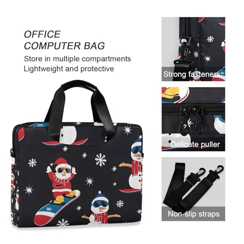 Maletín para portátil con dibujo navideño ALAZA 13-15.6" miniatura 5
