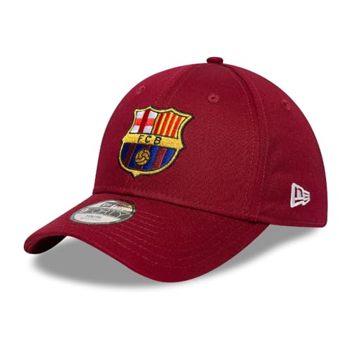 FC Barcelona Football Club, producto oficial 2026, gorra de béisbol con logotipo central, sombrero, rojo oscuro, niños, jóvenes, niños