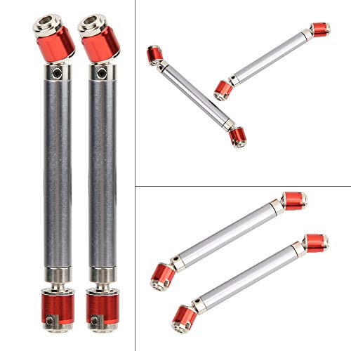 Famkit 2Pcs Metal Center Drive Shafts Fit Drive Shaft Transmission Shafts Off-Road Tamiya Model Rock Crawlers Car Upgrade #TOP5