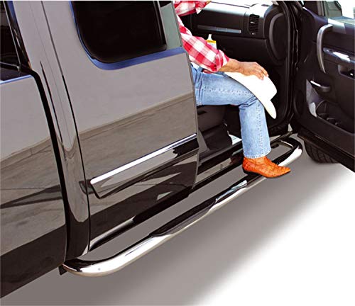 Go Rhino! 4506C 4000 Series Tube Steps with Chrome Finish, 1 Pack, 3 inch